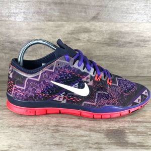 Nike Free 5.0 TR Fit 4 PRT Training Sneaker Athletic Run Pink Purple Women 8.5